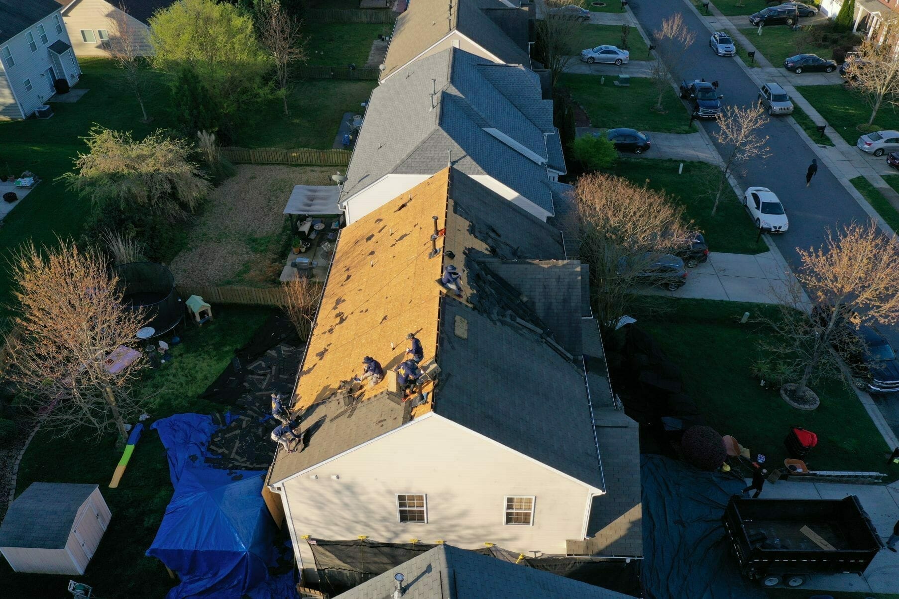 Roof-Replacement-in-lake-norman-nc Roof being replaced in Lake Norman NC